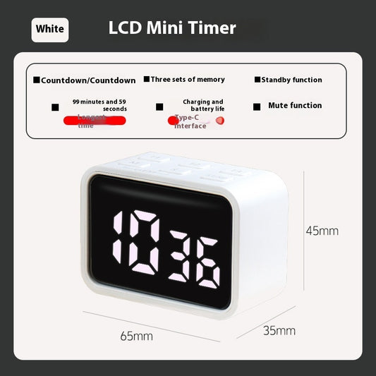 Minuteur LED Mini Rechargeable - Compact Coloré