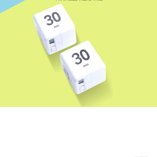 Minuteur Cube Gestion du Temps - 4 Durées Prédéfinies