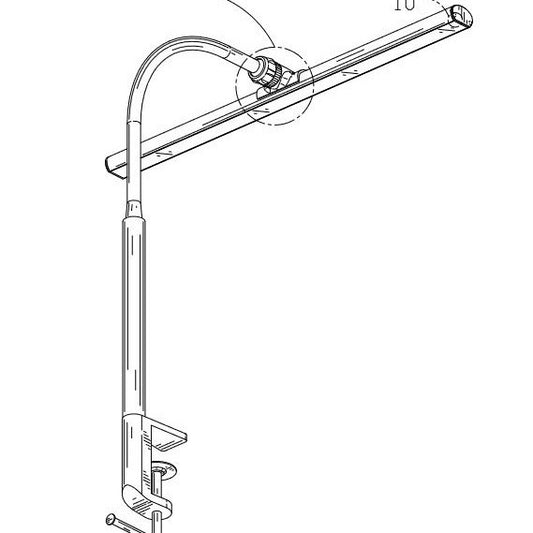 Lampe Bureau LED Double Tête Clip - Protection Oculaire