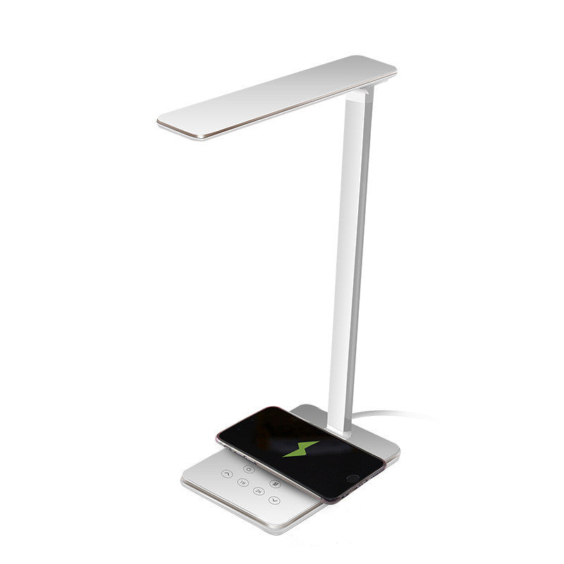 Lampe Bureau LED Pliable - Protection Yeux + Charge Sans Fil