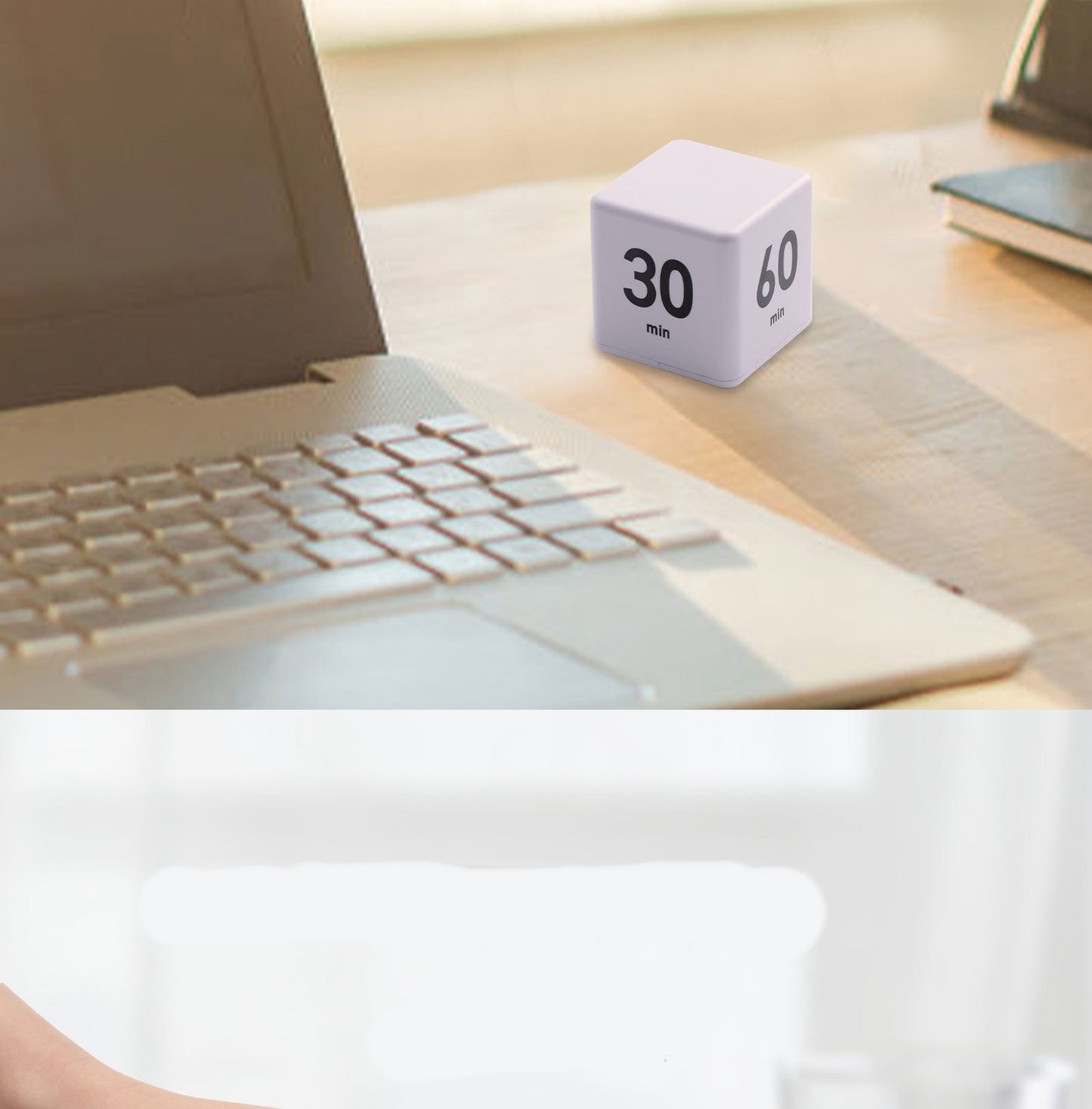 Minuteur Cube Gestion du Temps - 4 Durées Prédéfinies