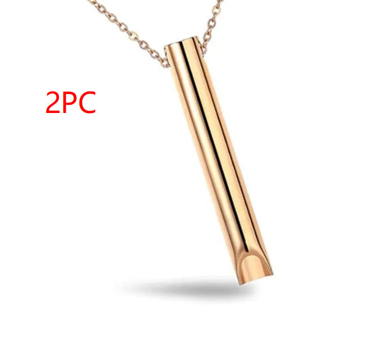 Collier Décompression Sifflet - Respiration Apaisante