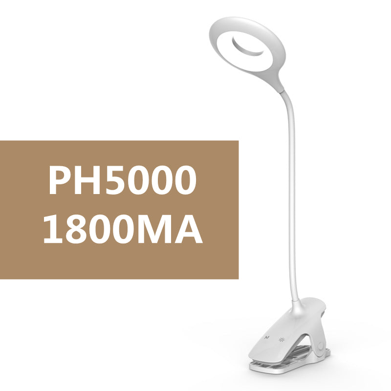 Lampe Bureau LED Pliable Clip - Porte-Stylos Intégré