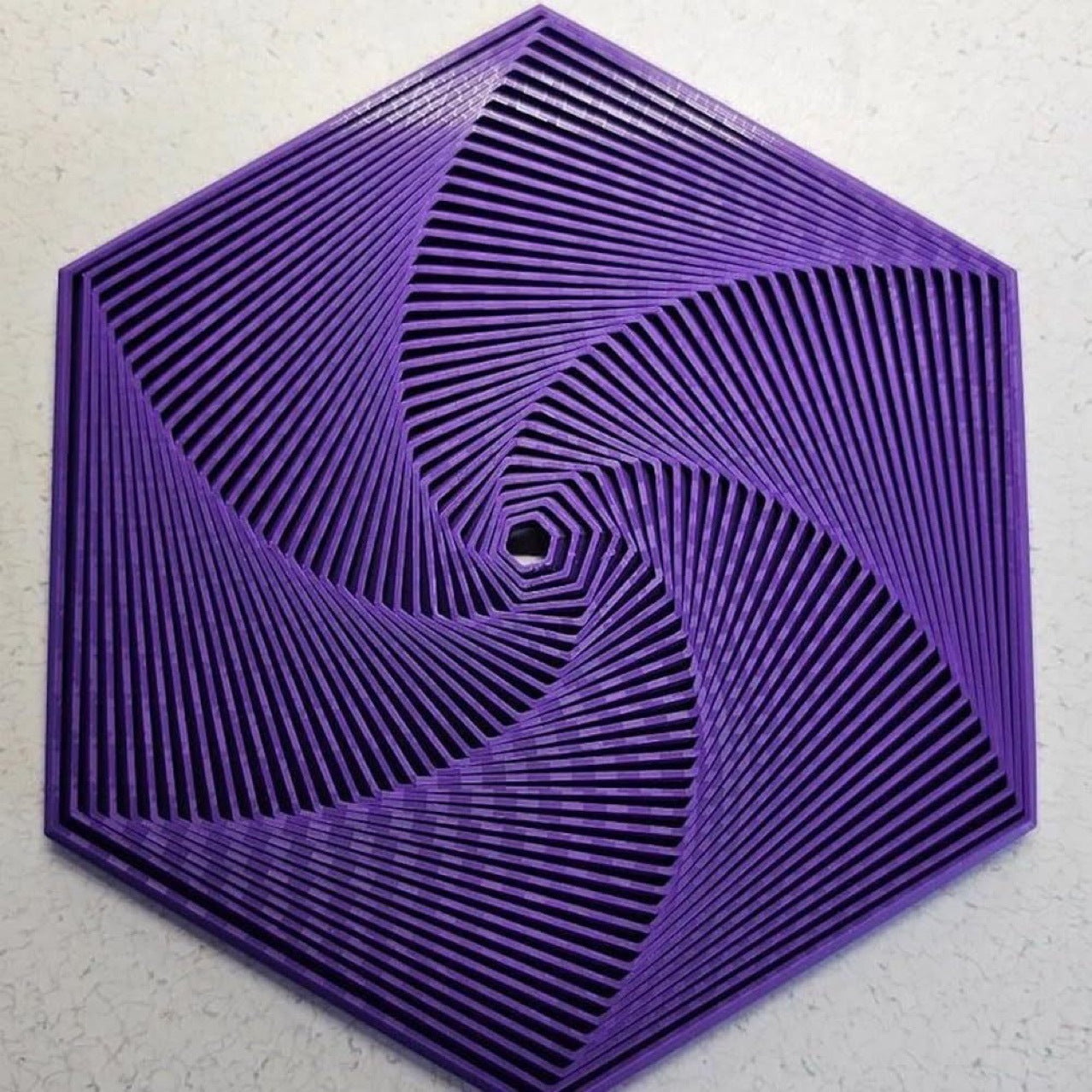Fidget Hexagonal 3D - Jouet Anti-Stress Sensoriel