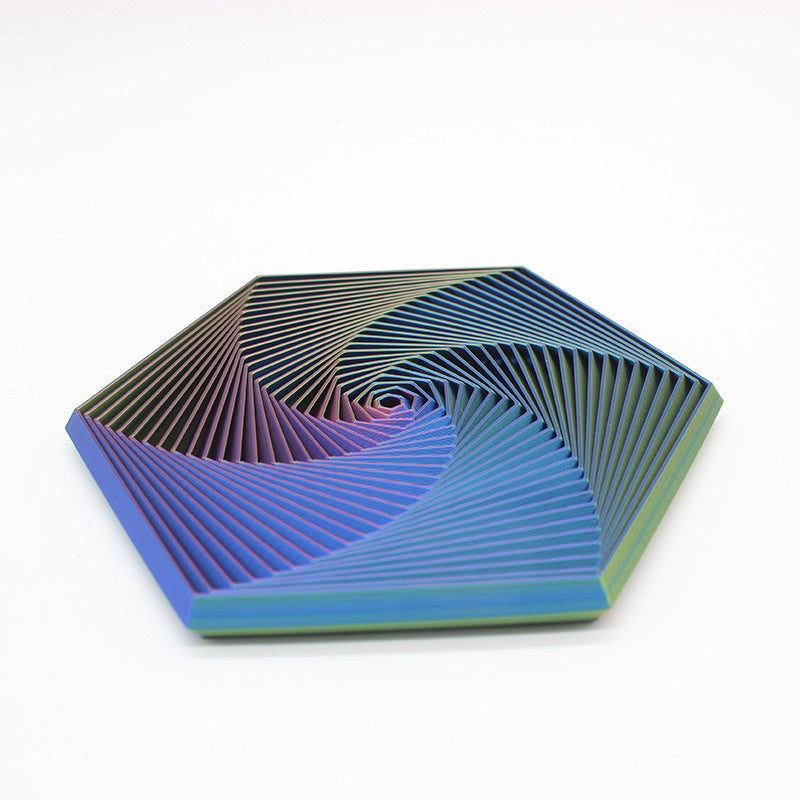 Fidget Hexagonal 3D - Jouet Anti-Stress Sensoriel