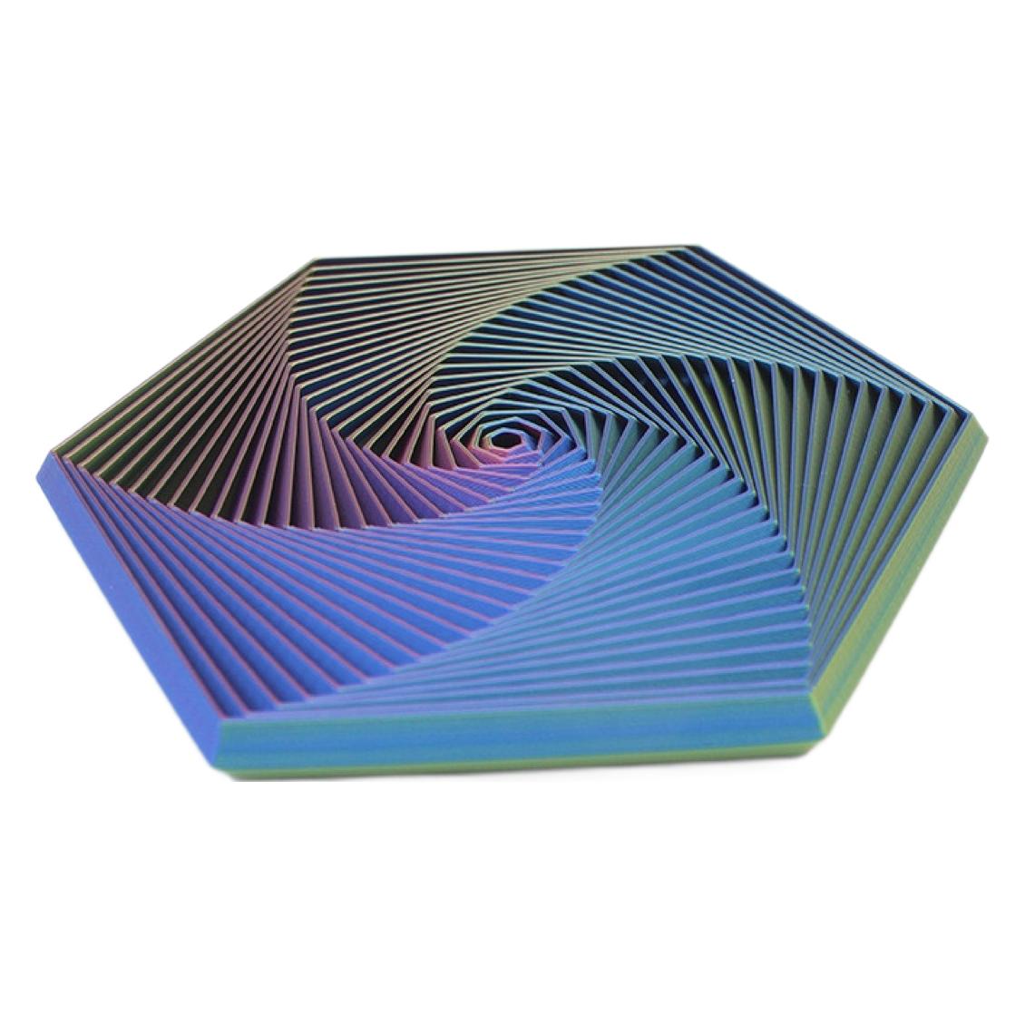 Fidget Hexagonal 3D - Jouet Anti-Stress Sensoriel