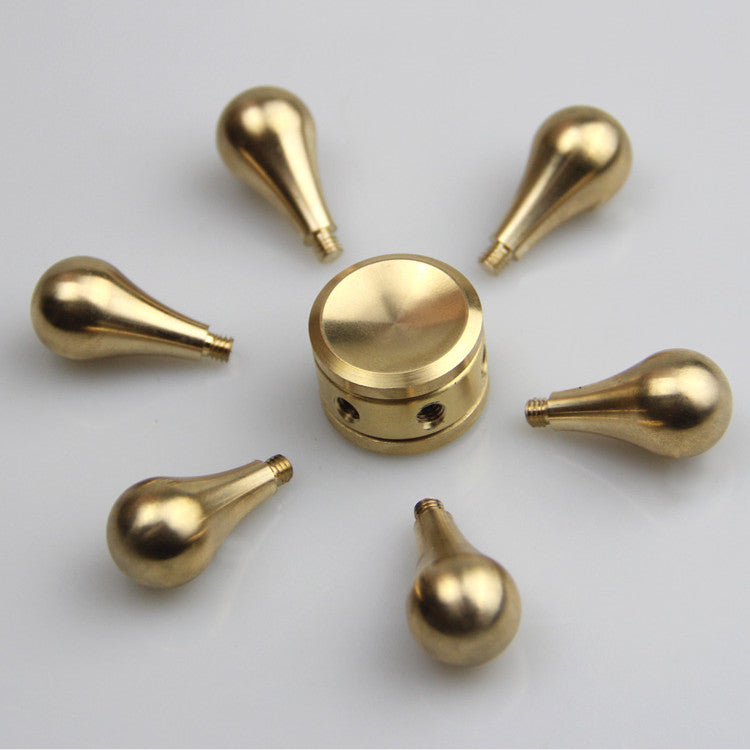 Gyroscope Cuivre Pur 6 Bras - Spinner Haute Vitesse EDC