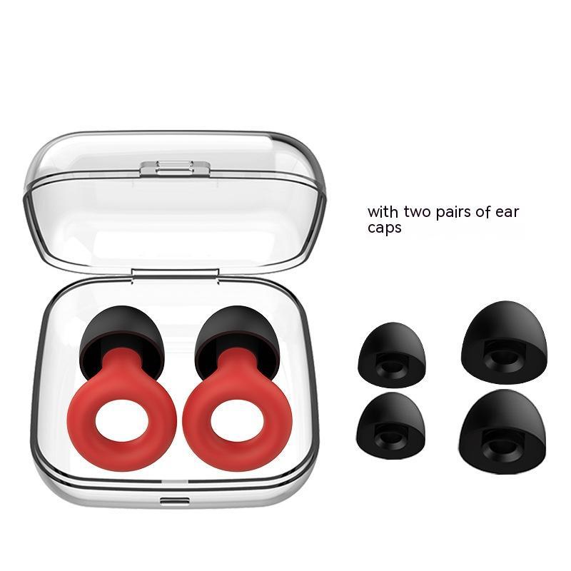 Bouchons d'Oreilles Plastique Anti-Bruit - Set Complet