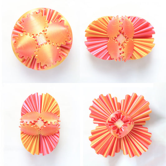 Balle Anti-Stress Engrenages - Fidget Visuel Satisfaisant